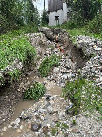 Cesta Bodešče Lancovo zaprta Cesta Bodešče Lancovo zaprta