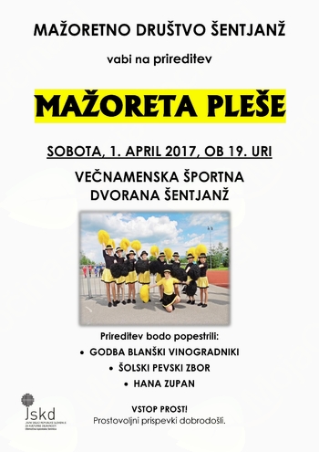 MAŽORETA PLEŠE - letna prireditev