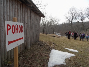 Pohod Po Vojkovih poteh in odprtje razstave