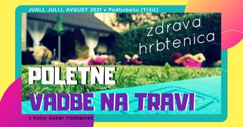 Poletna vadba ZA ZDRAVO HRBTENICO na travi + online