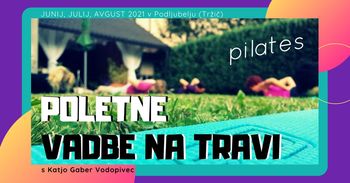 poletni VEČERNI PILATES na travi + online