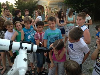 Astronomsko društvo Nanos - osnovna dejavnost je delo z mladimi