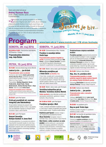 5. KRIŽNIKOV PRAVLJIČNI FESTIVAL