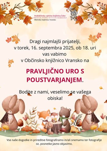 Pravljična ura s poustvarjanjem