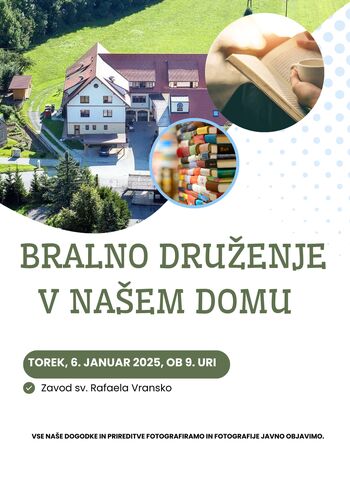 Druženje ob knjigi v Našem domu Vransko