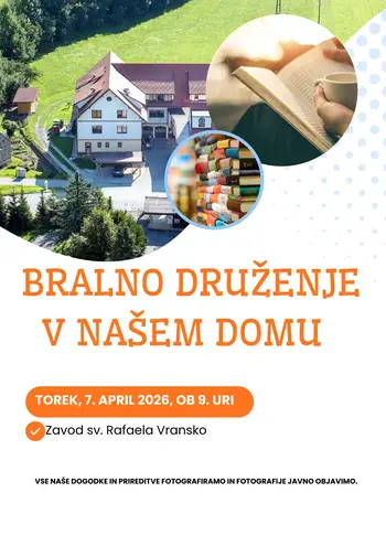 Bralno druženje v Našem domu