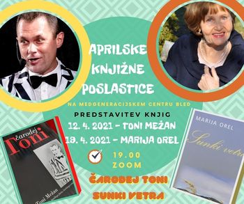 APRILSKE KNJIŽNE POSLASTICE V MEDGENERACIJSKEM CENTRU BLED