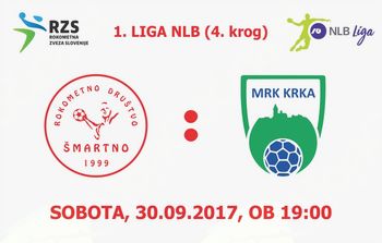 Rokometna tekma proti MRK Krka (1. LIGA NLB - 4.krog)