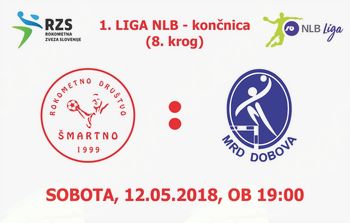 Rokometna tekma proti MRD Dobova (1. LIGA NLB - 8. krog končnice)