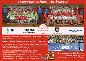 ROKOMETNA ŠOLA - VABILO