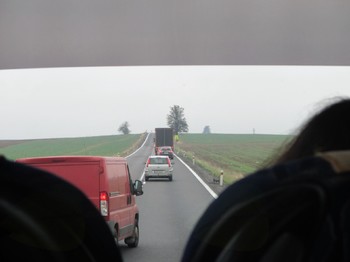 Na poti v Prago se je pokvaril avtobus