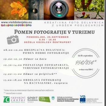 Delavnica: Pomen fotografije v turizmu