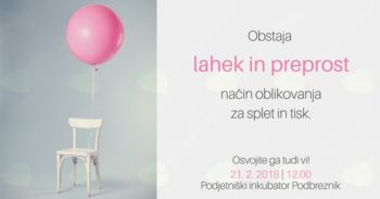 Delavnica CANVA: preprosto oblikovanje za splet in tisk