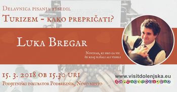 Delavnica pisanja besedil z Luko Bregarjem