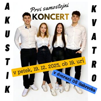 Akustik Kvatro – prvi samostojni koncert