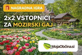 Zaključen je žreb nagradne igre za obisk Mozirskega gaja - znani so nagrajenci