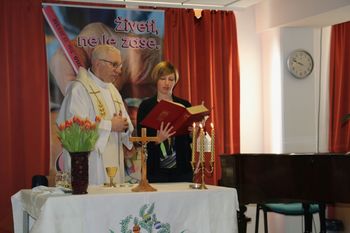 Sveta maša z gosti župnije Črna na Koroškem