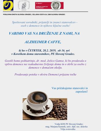 VABILO NA ALZHEIMER CAFFE