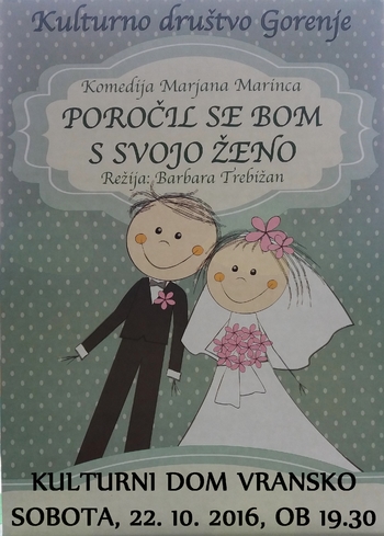 POROČIL SE BOM S SVOJO ŽENO, komedija