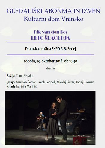 LETO ŠLAGERJA, gledališki abonma in izven