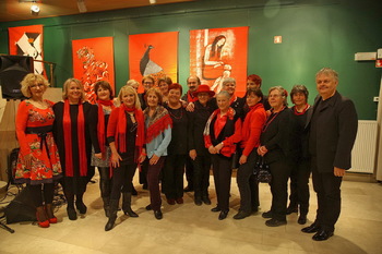 Z RAZSTAVO "RDEČA" LIKOVNIKI ZAKLJUČUJEJO PRAZNOVANJE 20. OBLETNICE Z RAZSTAVO "RDEČA" LIKOVNIKI ZAKLJUČUJEJO PRAZNOVANJE 20. OBLETNICE