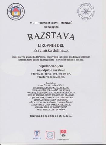 RAZSTAVA LIKOVNIH DEL "SAVINJSKA DOLINA"