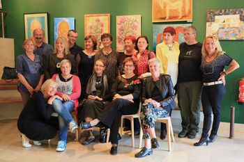 "Likovna iskanja" v Kulturnem domu Mengeš