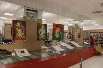 Slikarska in fotografska razstava Bince Lomšek v Ljubljani Slikarska in fotografska razstava Bince Lomšek v Ljubljani