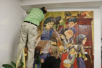 Mengeški likovniki pričarali zimo v MGC Bistrica Mengeški likovniki pričarali zimo v MGC Bistrica