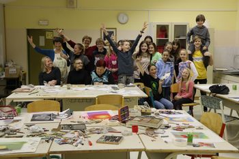 Mladost in zrelost z roko v roki – medgeneracijsko likovno ustvarjanje Mladost in zrelost z roko v roki – medgeneracijsko likovno ustvarjanje