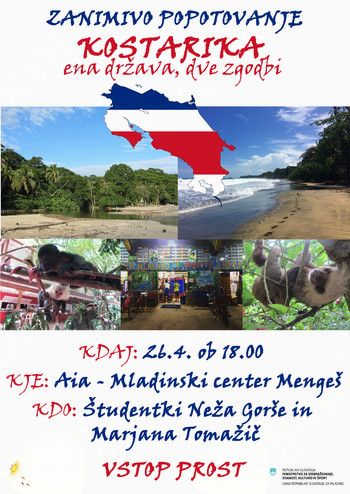 Zanimivo popotovanje - Kostarika