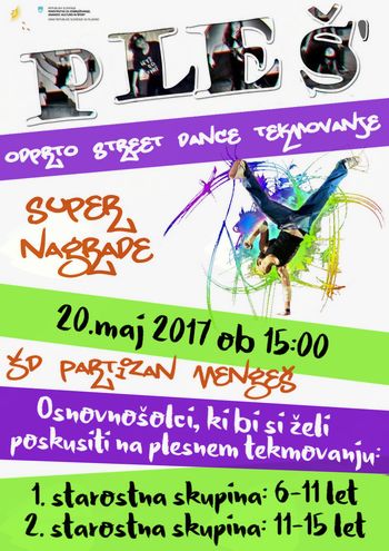 Plesno tekmovanje PLEŠ'