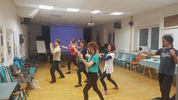 Predstavitev veščine qigong in taiji v AIA - mladinskem centru