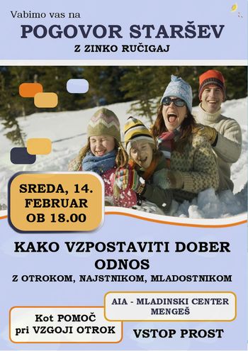 KAKO VZPOSTAVITI DOBER ODNOS Z OTROKOM, NAJSTNIKOM, MLADOSTNIKOM