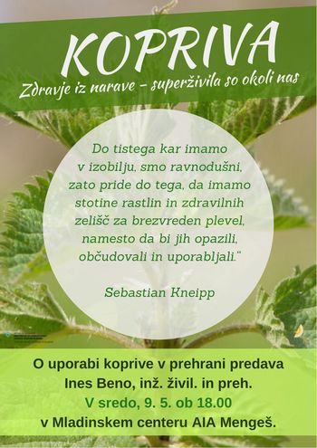 Kopriva - Zdravje iz narave
