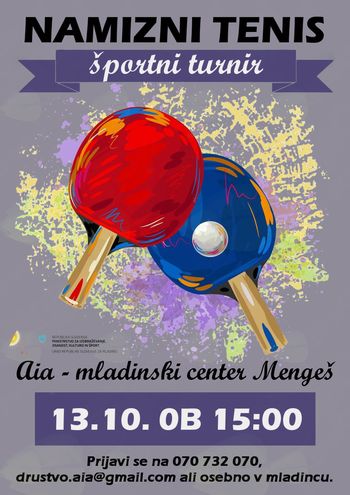 Turnir v namiznem tenisu