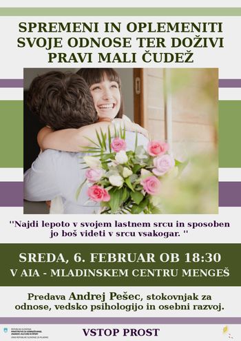 Spremeni in oplemeniti svoje odnose ter doživi pravi mali čudež