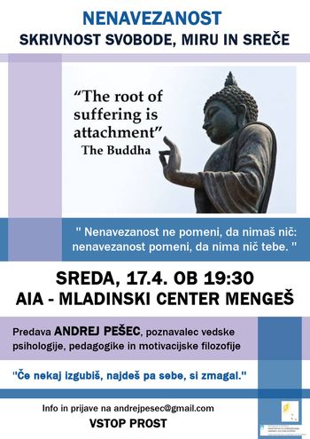 Nenavezanost - skrivnost svobode, miru in sreče