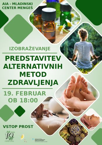 Predstavitev alternativnih metod zdravljenja