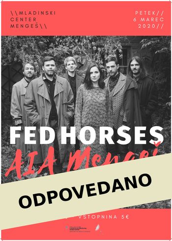Koncert Fed Horses/ODPOVEDANO
