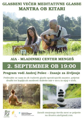 Glasbeni večer meditativne glasbe - mantre ob kitari