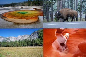 9666 km po Nacionalnih parkih ZDA