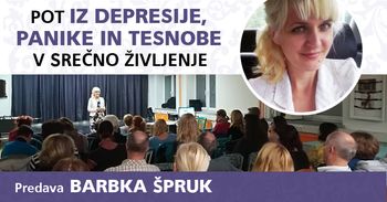 Kako iz depresije, panike in tesnobe?