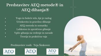 Predstavitev AEǪ metode® in AEǪ dihanja®