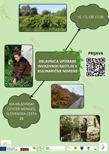 DELAVNICA: Uporaba invazivk v kulinariki