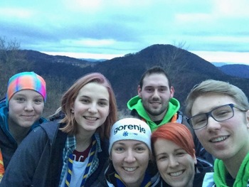 Pomladno razpoloženje pri tabornikih