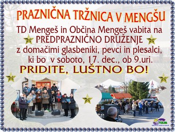 PRAZNIČNA TRŽNICA V MENGŠU