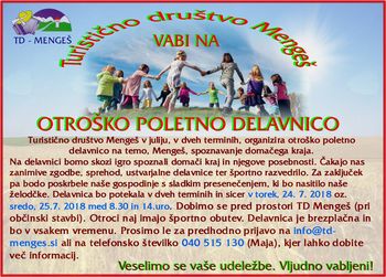 OTROŠKA POLETNA DELAVNICA