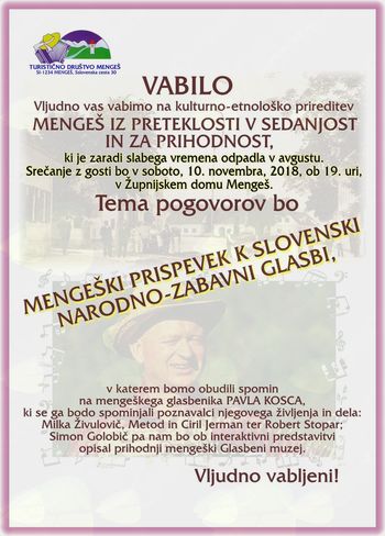 MENGEŠ IZ PRETEKLOSTI V SEDANJOST IN ZA PRIHODNOST