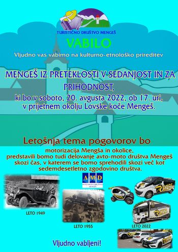 Mengeš iz preteklosti v sedanjost in za prihodnost